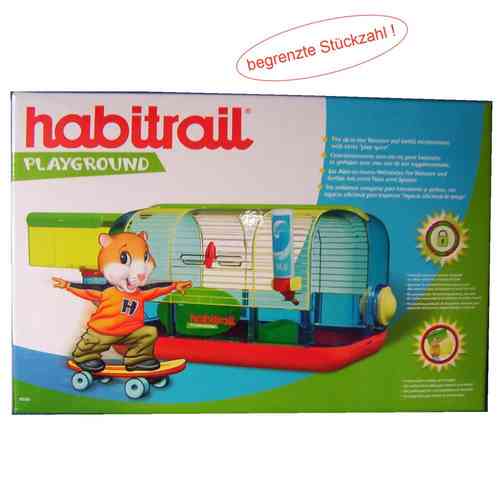 Hamsterkäfig, Nagerkäfig - Habitrail Playground mit diversem Zubehör