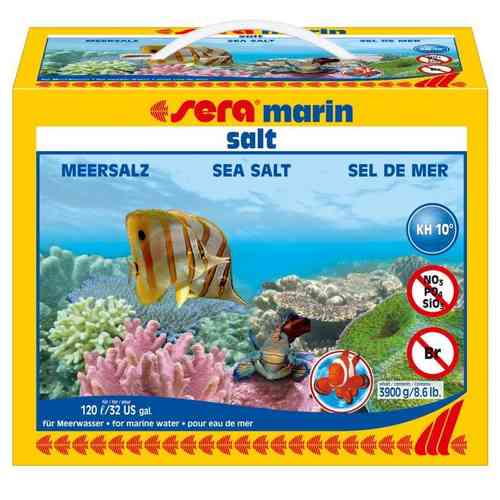 3,9 kg sera marin salt - Meersalz für Osmose- und Leitungswasser