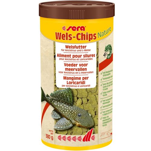 1 Liter sera Wels-Chips Nature  / Futterchips