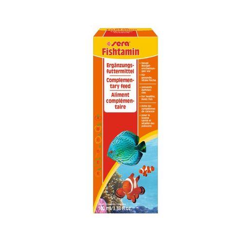 100 ml sera fishtamin, Multivitamine, Süß- u. Meerwasser