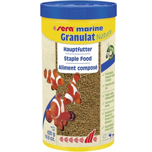 1 Liter sera Marine Granulat Nature für Meerwasserfische