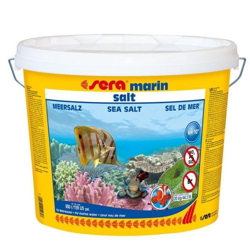 20 kg sera marin salt - Meersalz für Osmose- und Leitungswasser